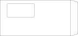 長３窓封筒のイメージ